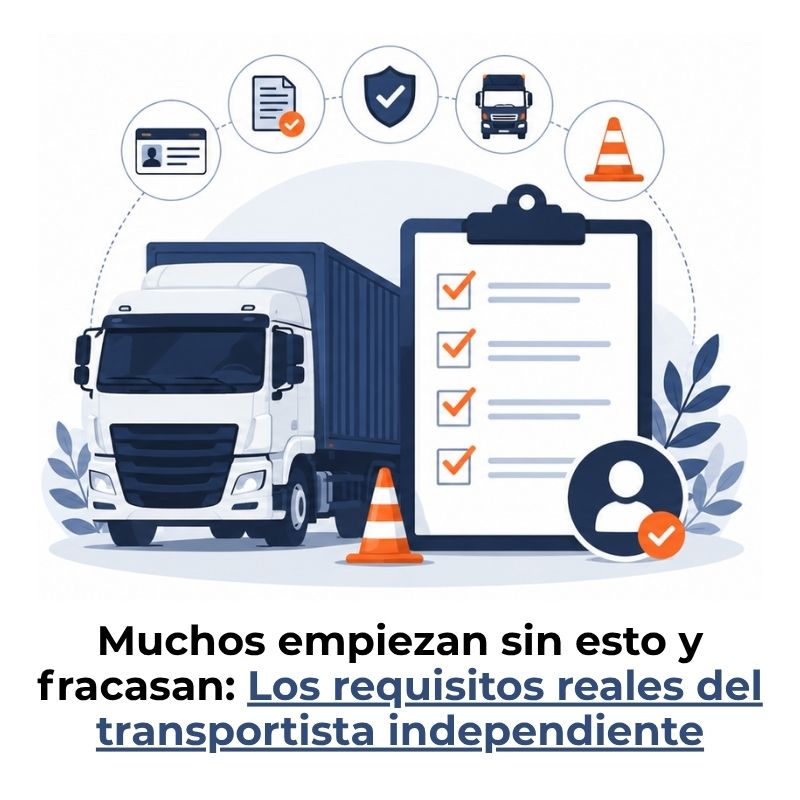 requisitos para ser transportista independiente