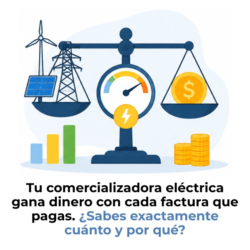 cuál es el margen de una comercializadora eléctrica