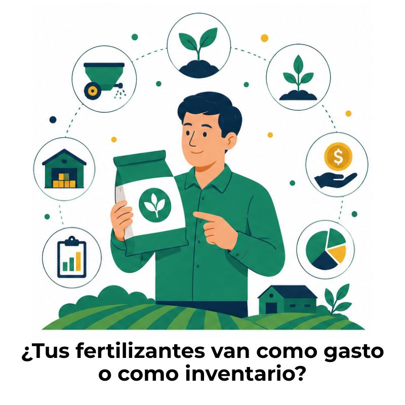 registro contable de fertilizantes
