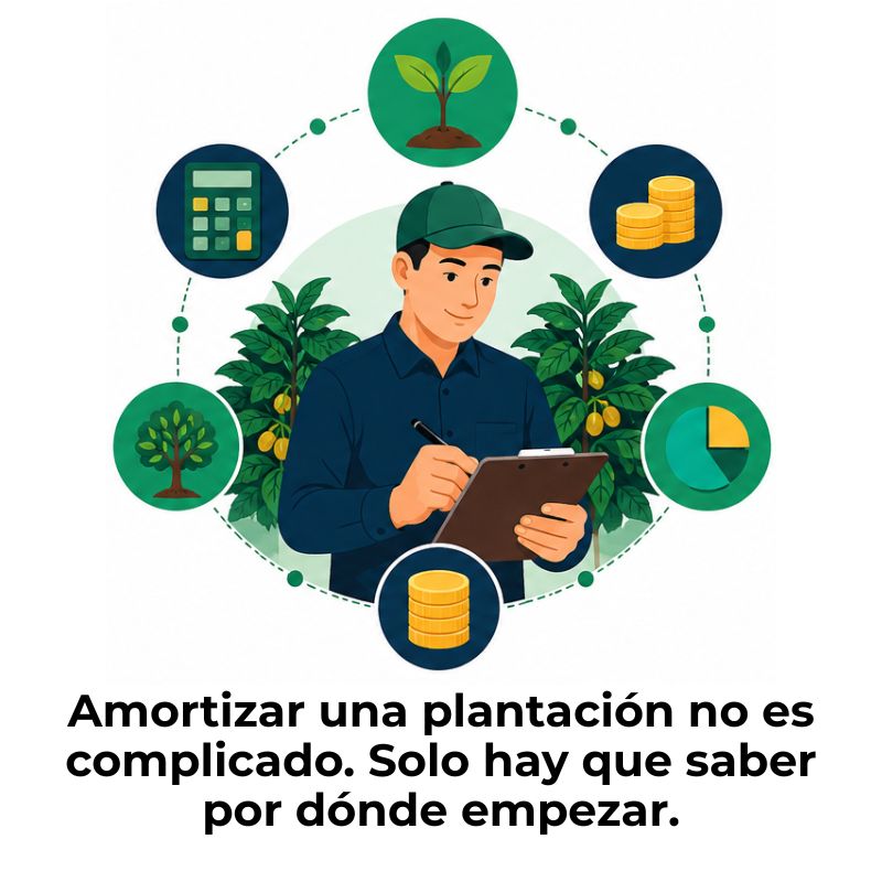 amortización de plantaciones