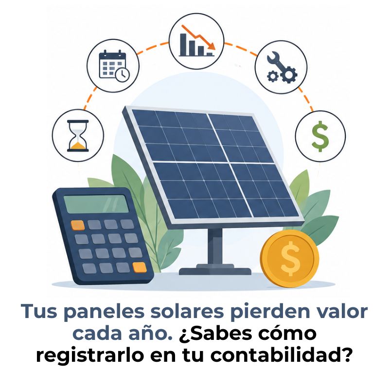 depreciación de paneles solares