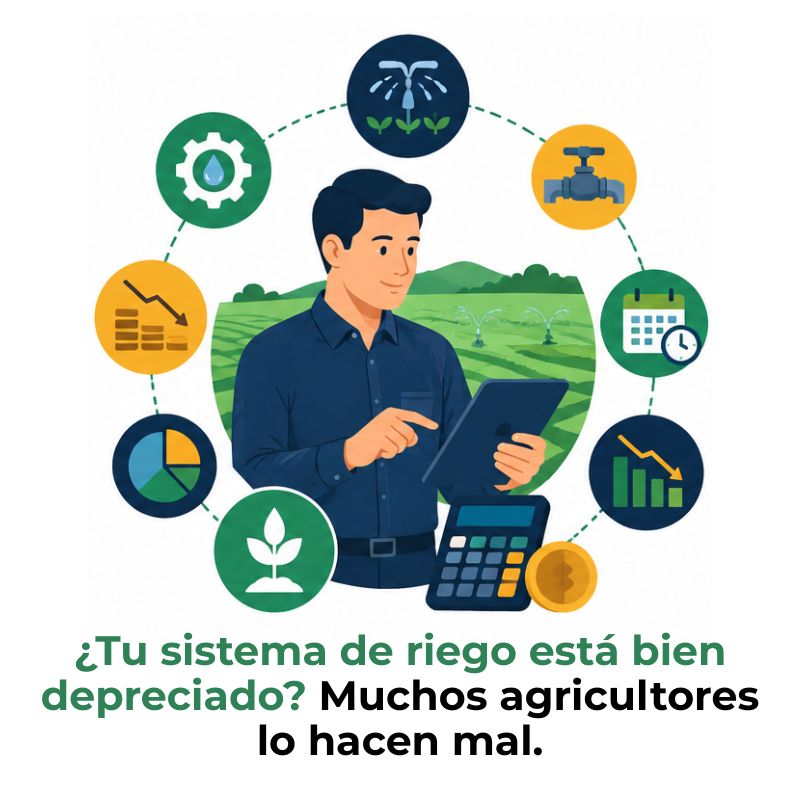 depreciación de sistemas de riego en contabilidad