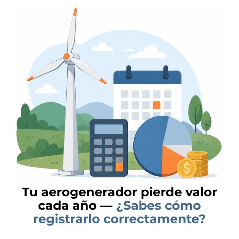depreciación de aerogeneradores