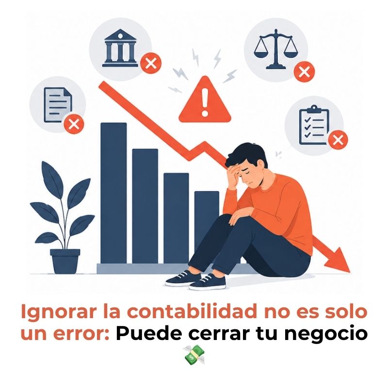 qué pasa si no llevo la contabilidad de mi negocio