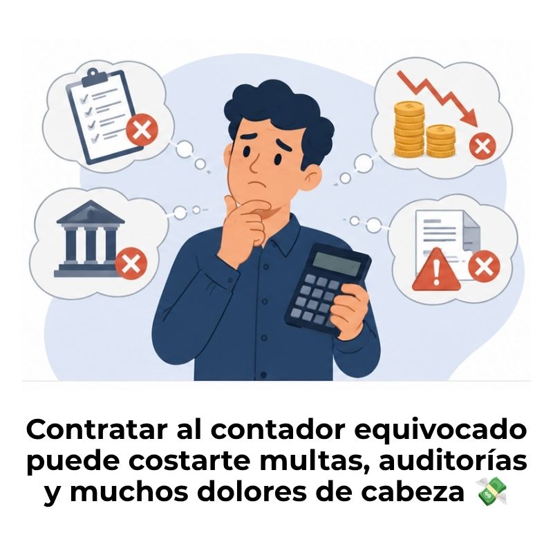 qué pasa si contrato a un contador sin experiencia