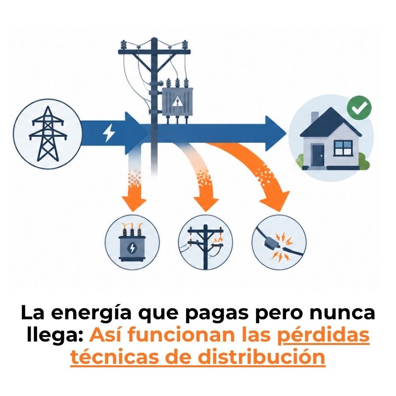 pérdidas técnicas de distribución