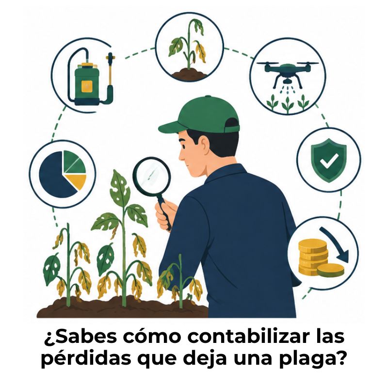 cómo registrar pérdidas por plagas en cultivos
