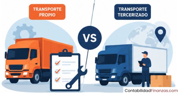 transporte propio o tercerizado