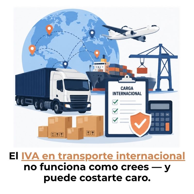 cómo tributan los transportistas de carga internacional