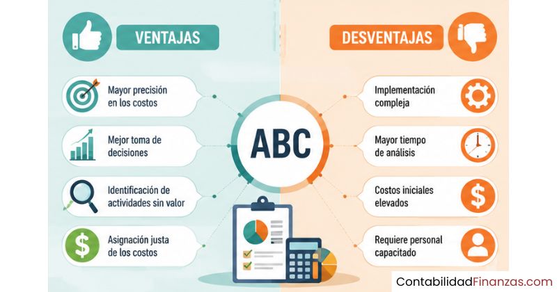 ventajas y desventajas del costeo basado en actividades