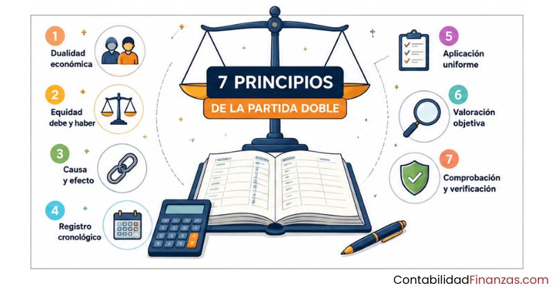 7 principios de la partida doble