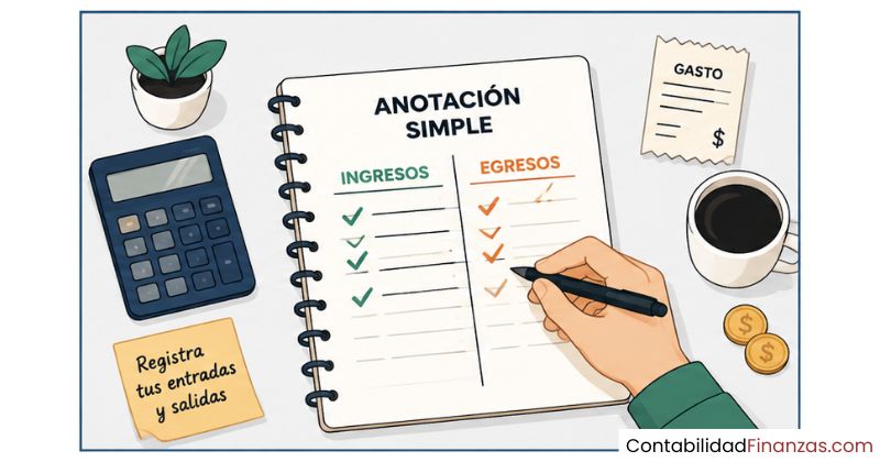 anotación simple