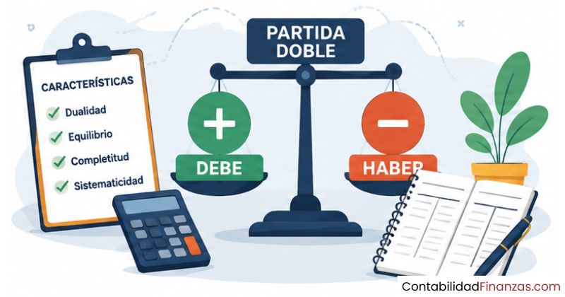 características de la partida doble