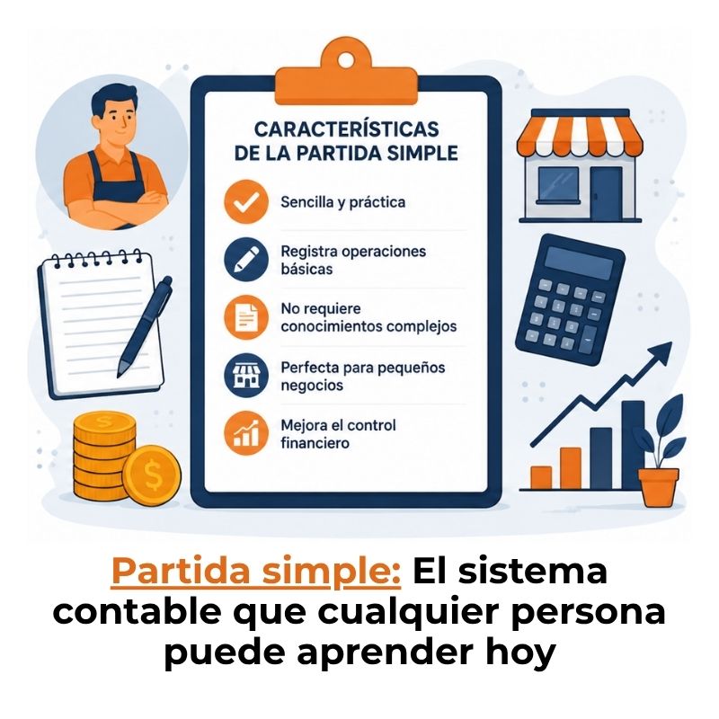características de la partida simple