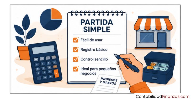 características de la partida simple