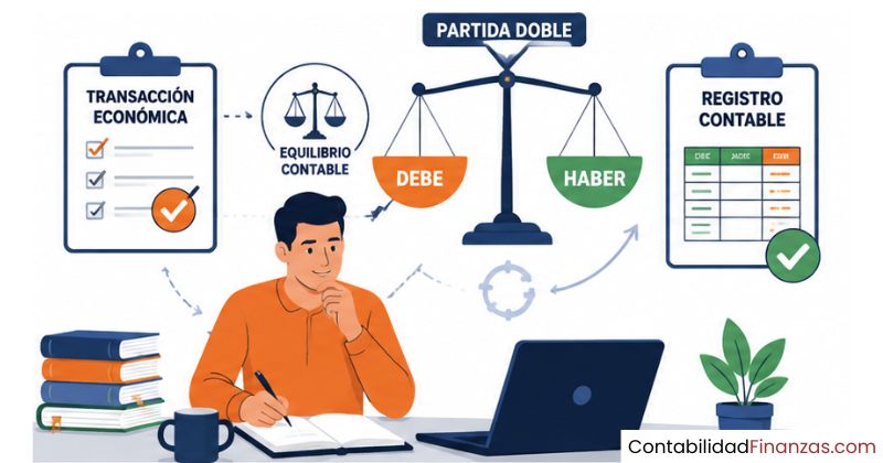 caso práctico de partida doble paso a paso