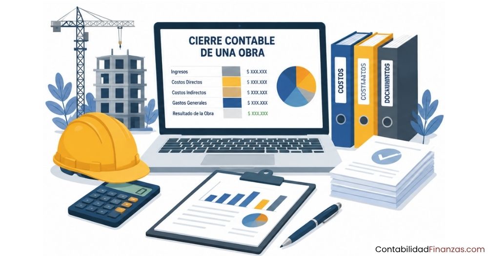 cierre contable de una obra