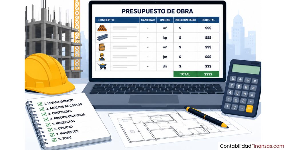 elaborar un presupuesto de obra