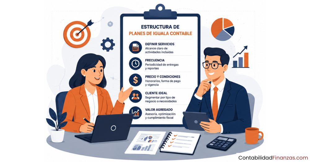 cómo estructurar planes de iguala contable