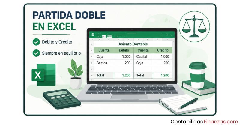 partida doble en excel