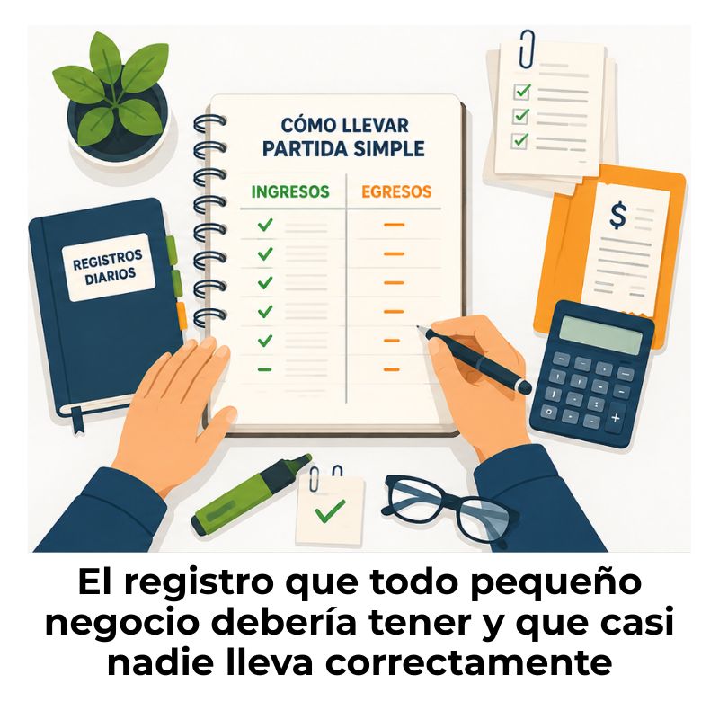 cómo llevar partida simple