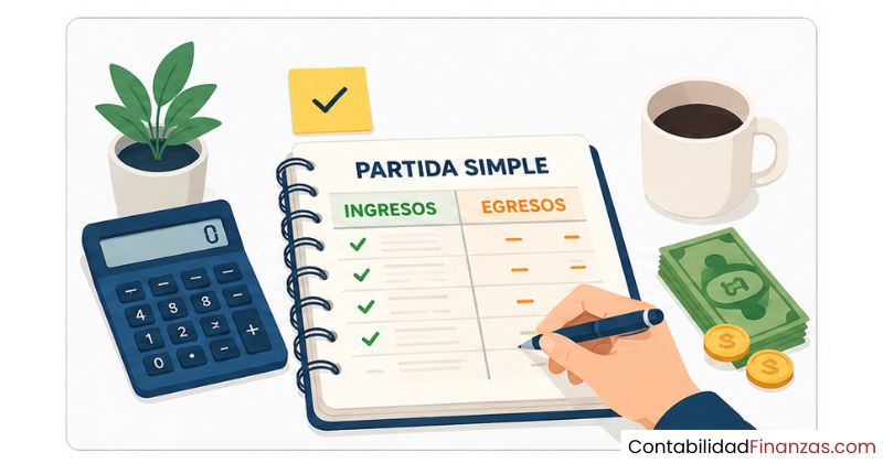 cómo llevar partida simple