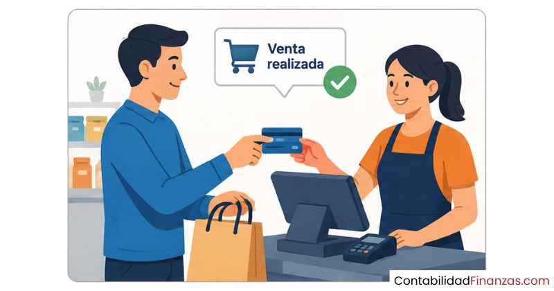 cómo registrar una venta en partida simple