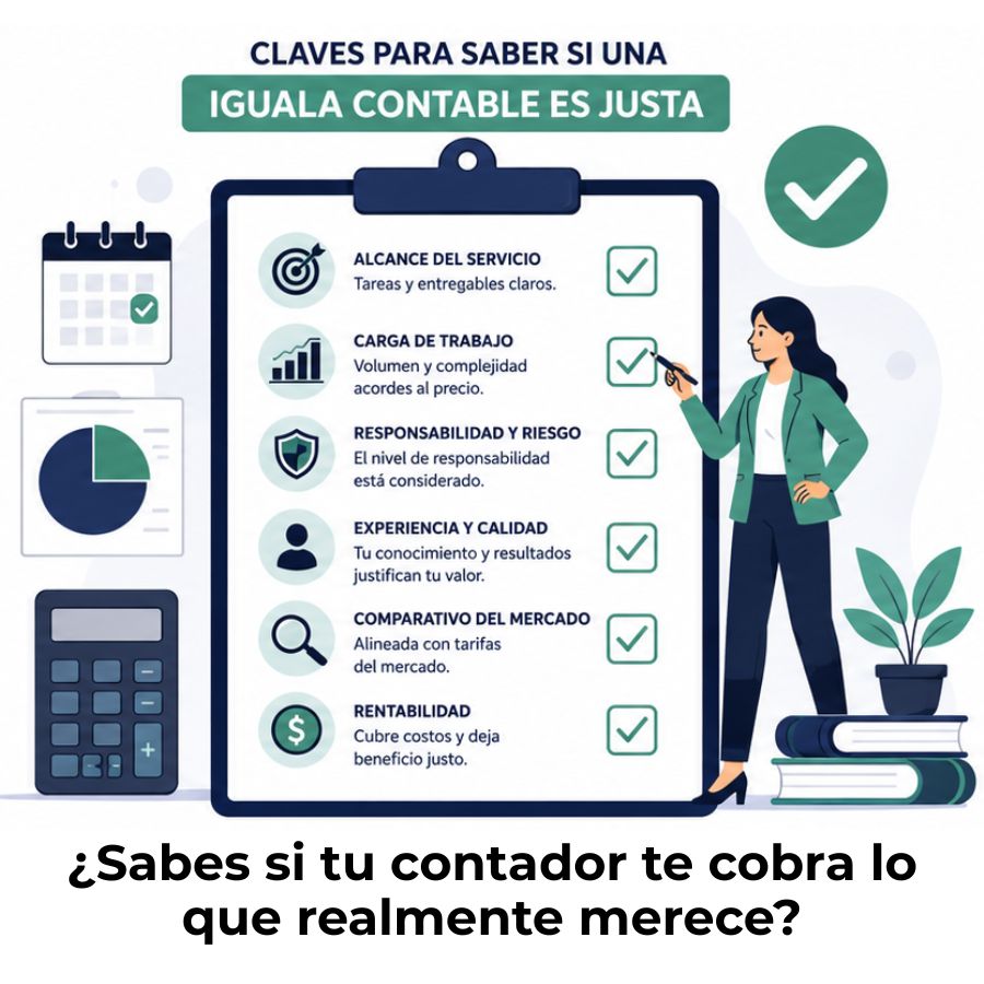 cómo saber si una iguala contable es justa