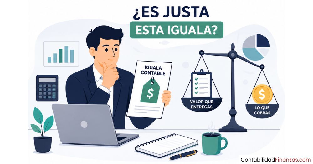 ¿Cómo saber si una iguala contable es justa?