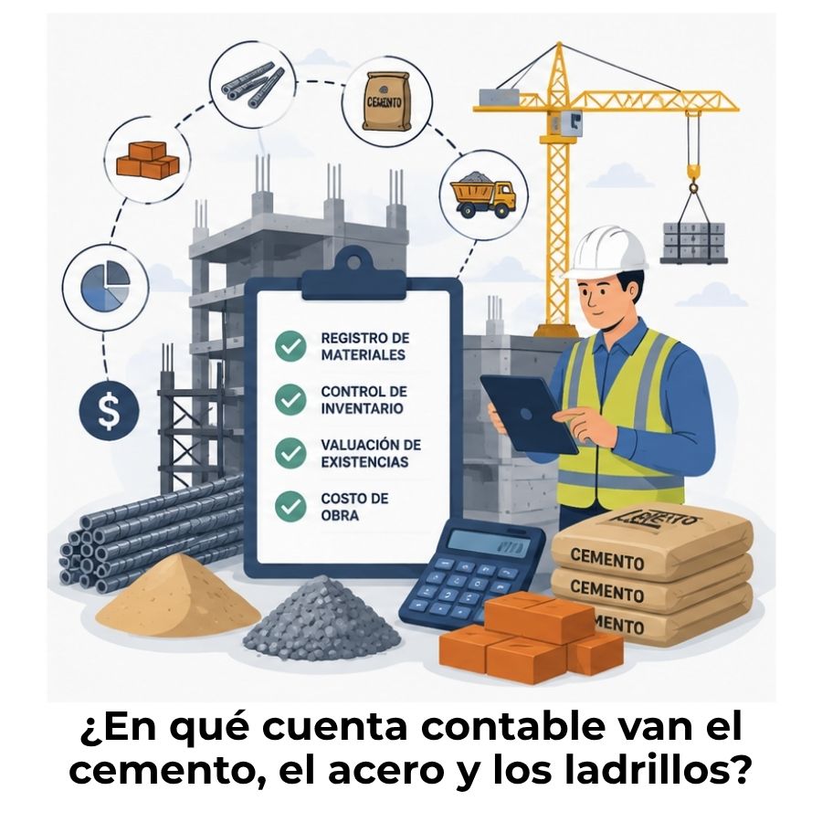 contabilización de materiales de construcción