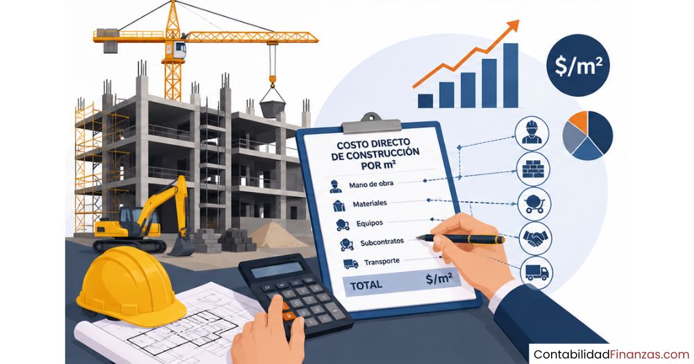 costo directo de construcción por m2