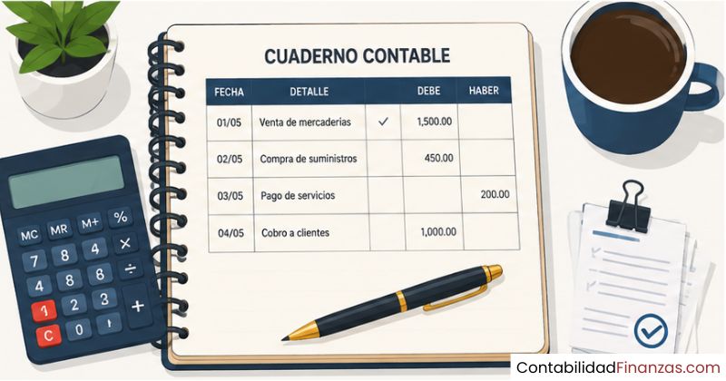 cuaderno contable