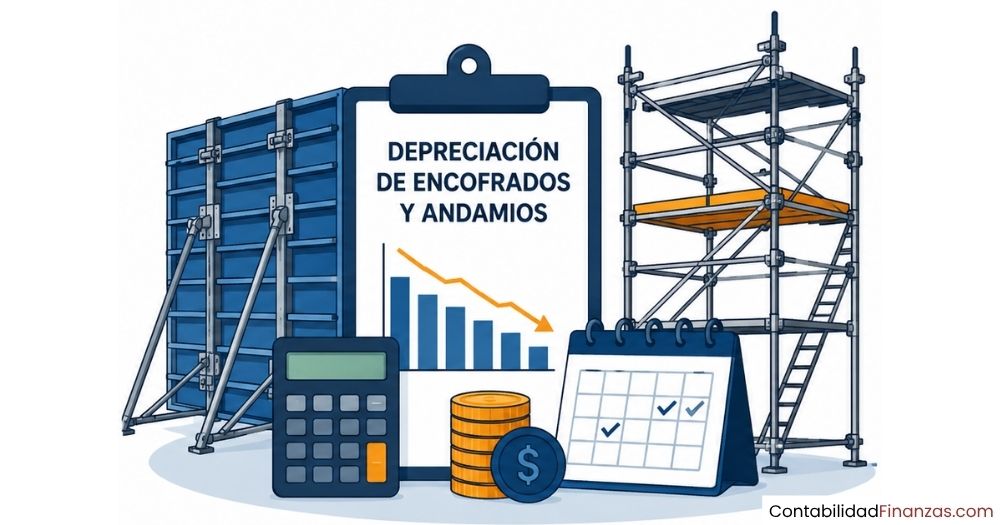 depreciación de encofrados y andamios