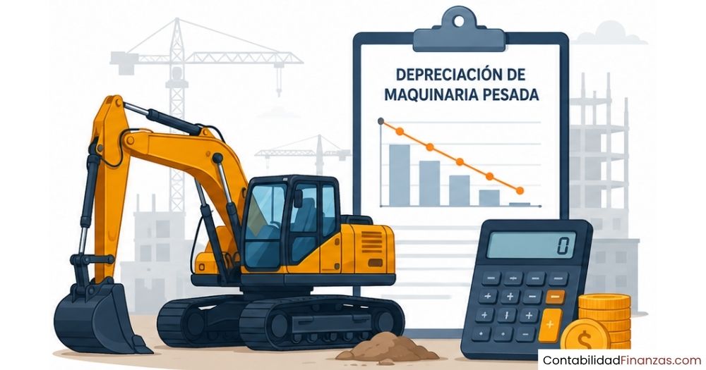 depreciación de maquinaria pesada