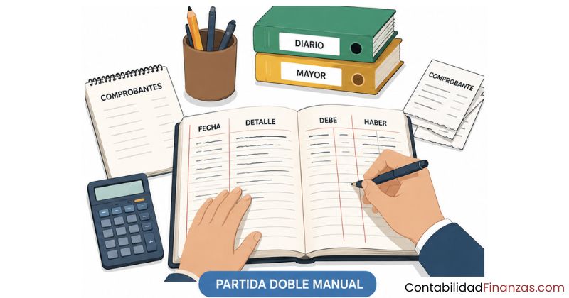 diferencias entre partida doble manual y digital