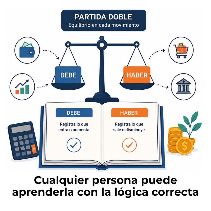 cómo dominar la partida doble sin ser contador