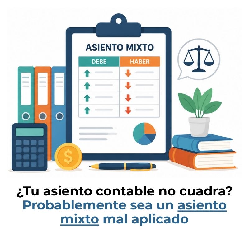 ejemplos de asiento mixto