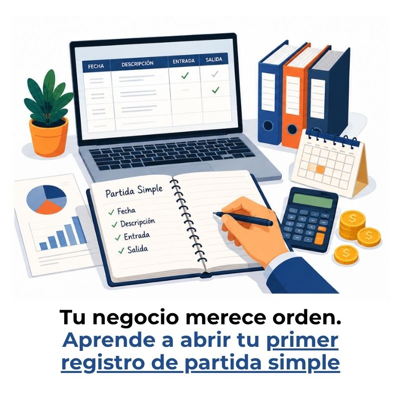 cómo empezar un registro de partida simple