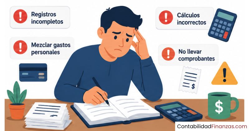 errores comunes al llevar partida simple