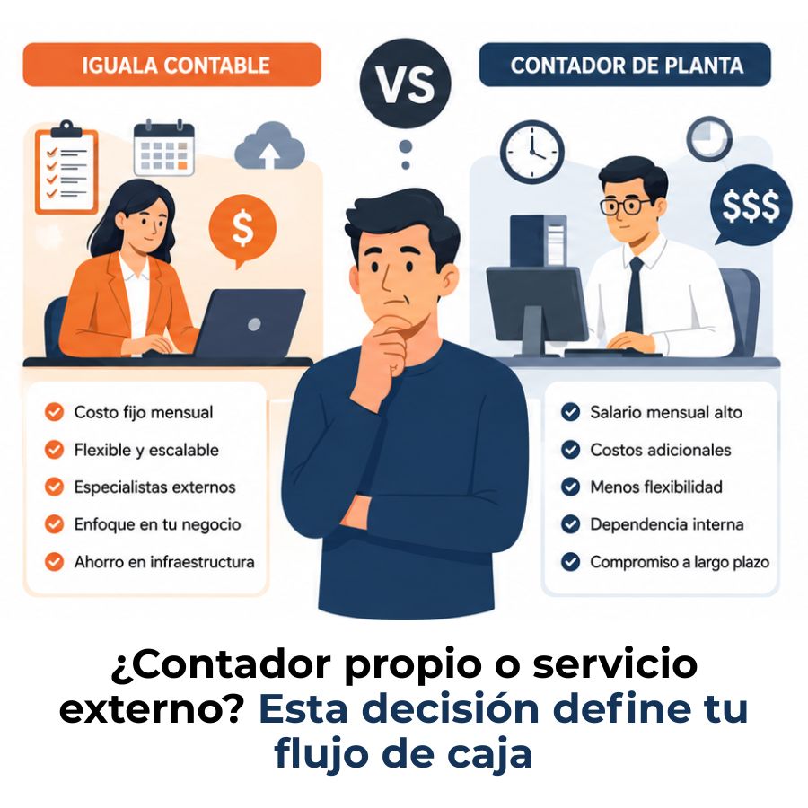 iguala contable o contador de planta qué conviene