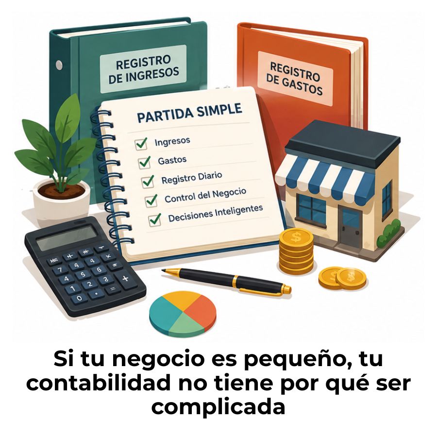 partida simple para negocios familiares pequeños