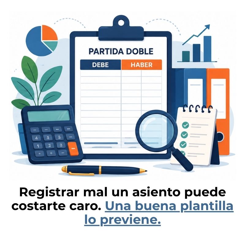 plantilla de partida doble