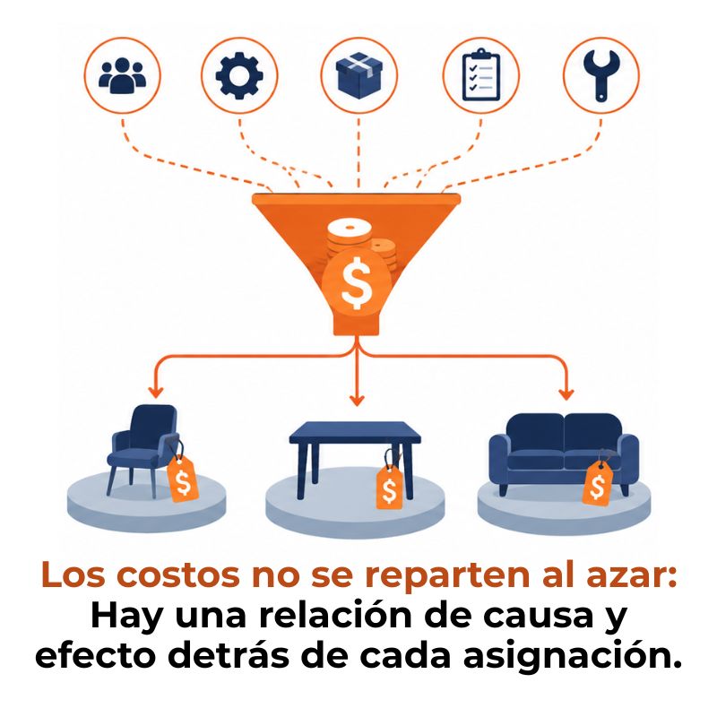 relación causa-efecto en la asignación de costos