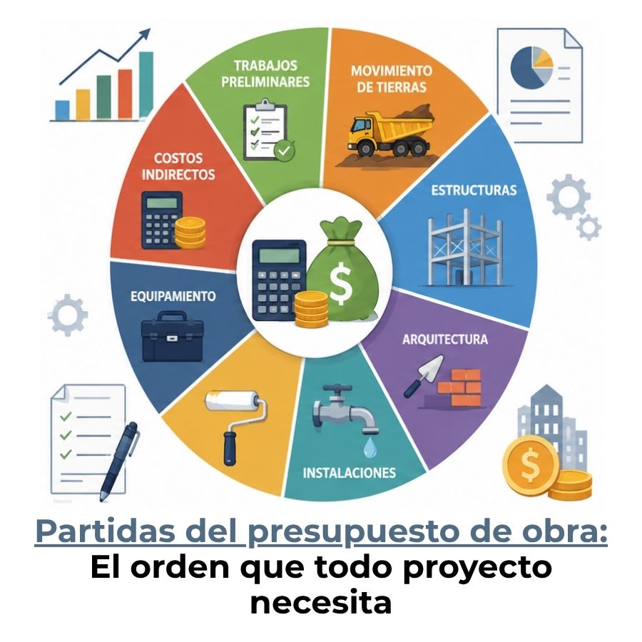 partidas del presupuesto de obra