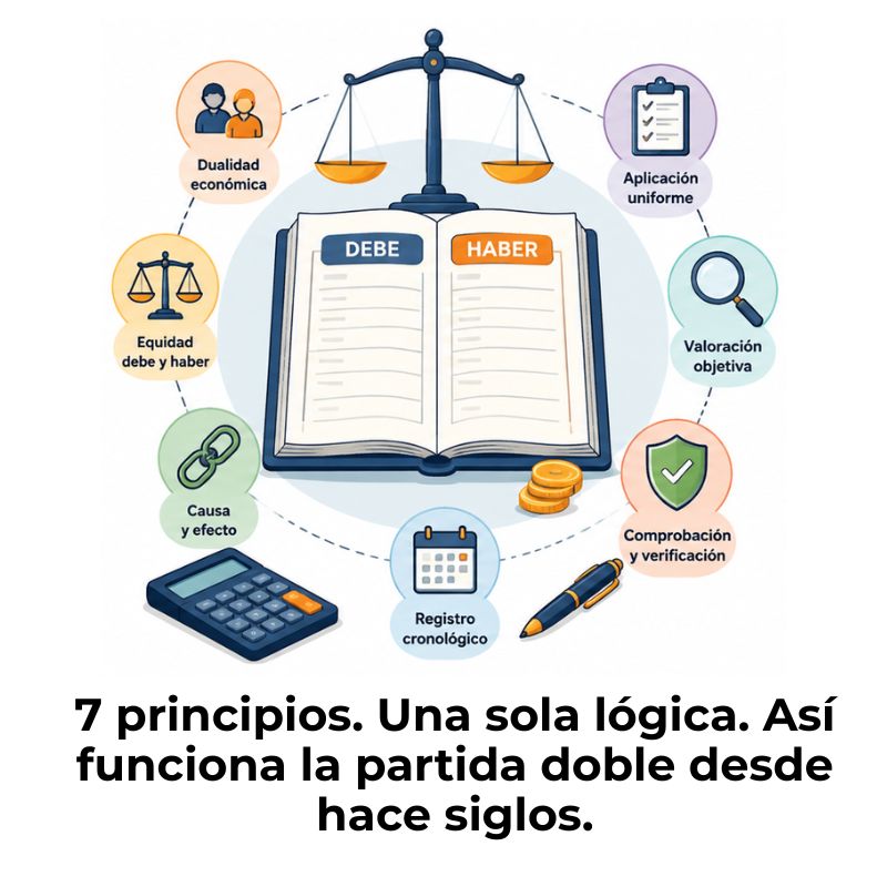 7 principios de la partida doble