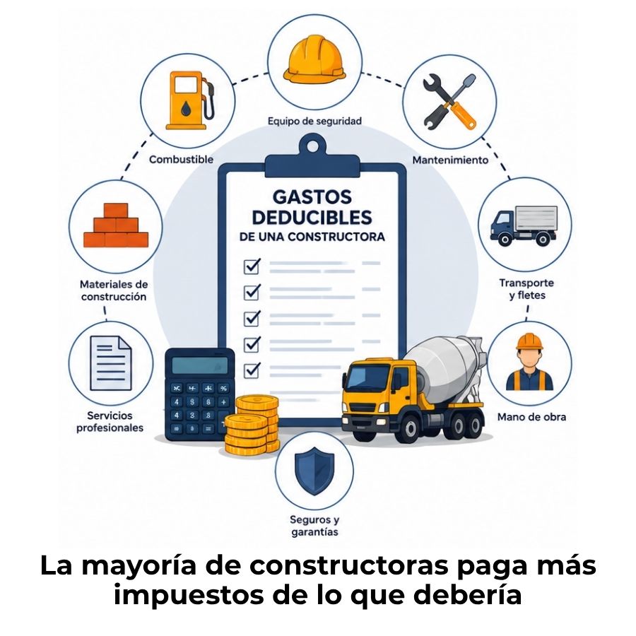 gastos deducibles de una constructora