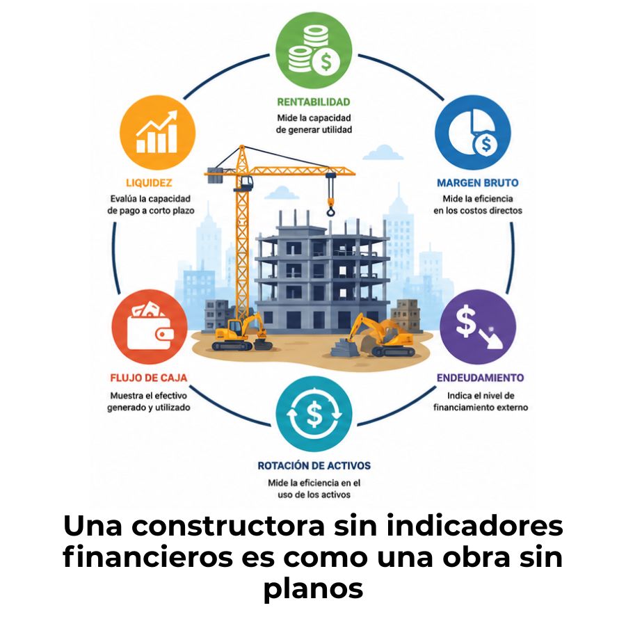 principales indicadores financieros de una constructora