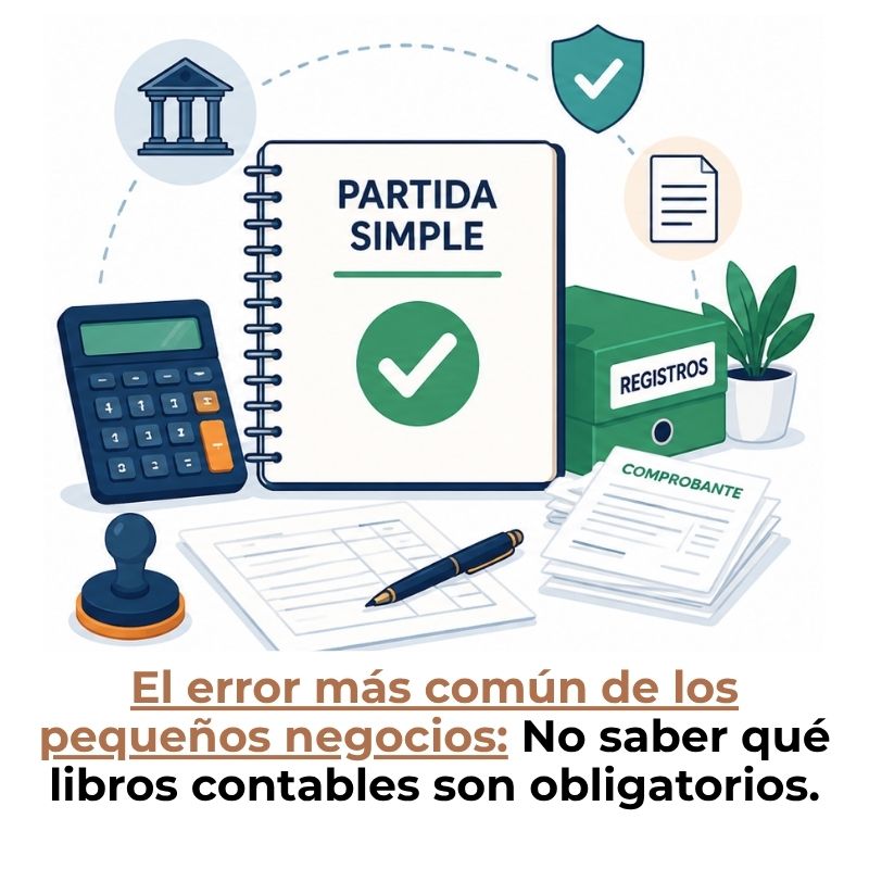 requisitos legales para llevar partida simple