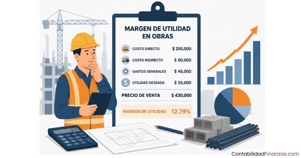 margen de utilidad en obras
