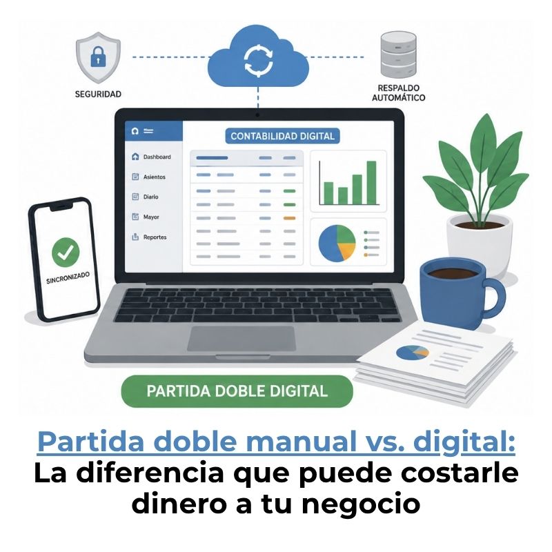 diferencias entre partida doble manual y digital